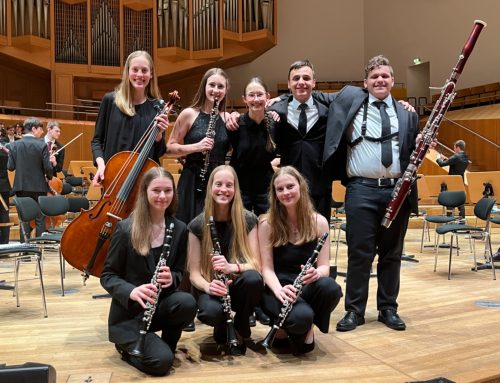 Acht Musiker beim Jugendsymphonieorchester Oberfranken